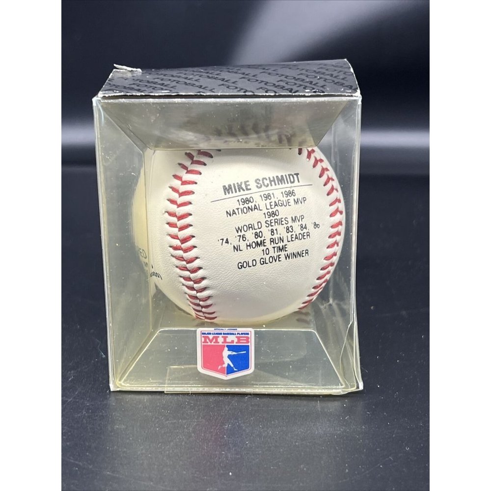 Official MLB 1995 Mike Schmidt Philadelphia Phillies Fotoball Baseball